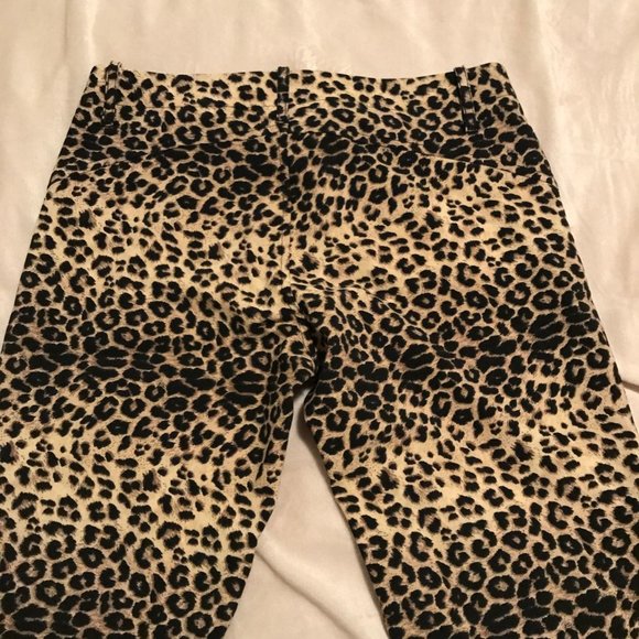 Wet Seal Leopard Print Slacks - Picture 4 of 9